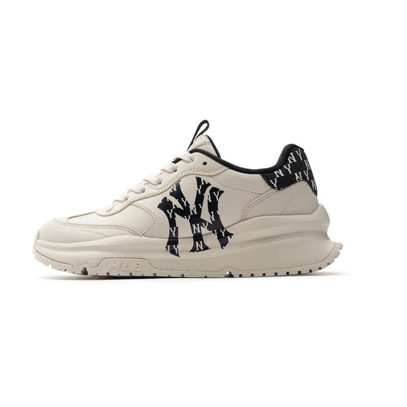 Giày MLB Korea Chunky Runner Classic Monogram New York Yankees Black