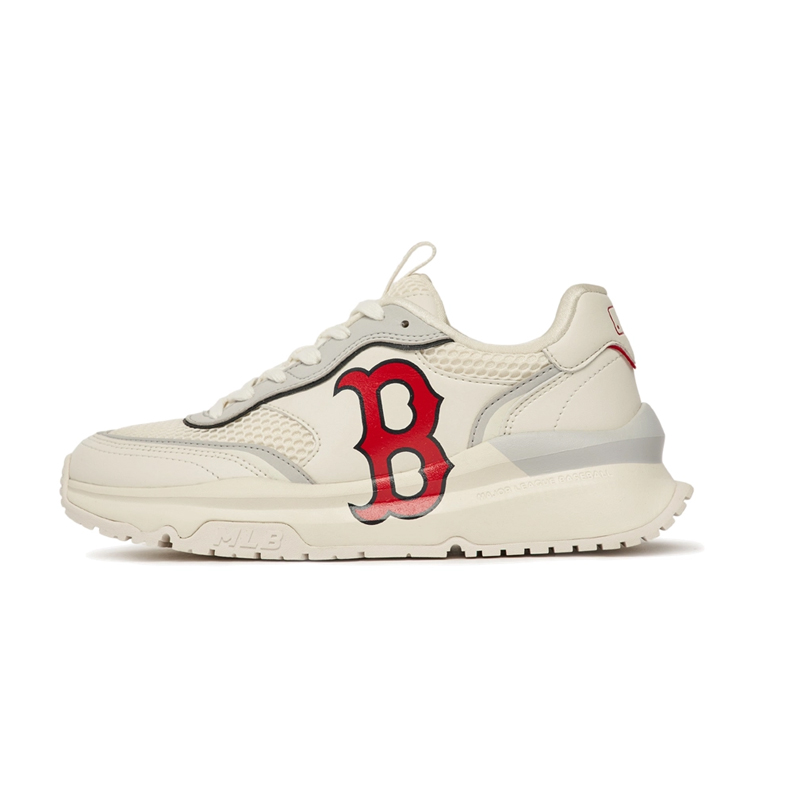 Giày MLB Korea Chunky Runner Boston Red Sox Ivory