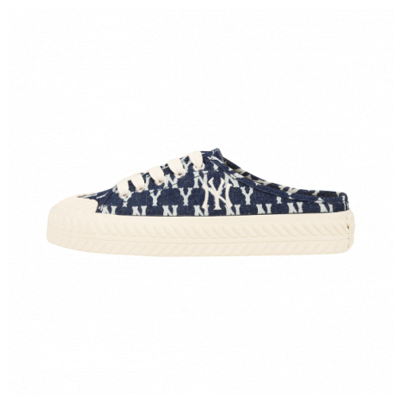 Giày MLB PlayBall Mule Mono Newyork Navy Denim