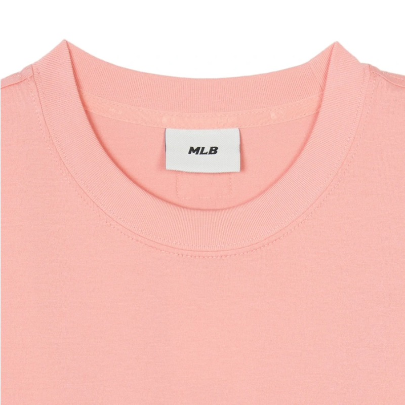 Áo Thun MLB Korea Basic Small Logo T-Shirt LA Dodgers Coral