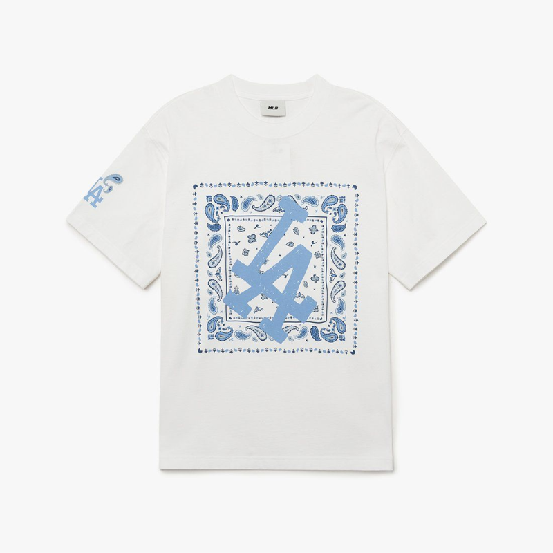 Áo Thun MLB LA Dodgers Tshirt White