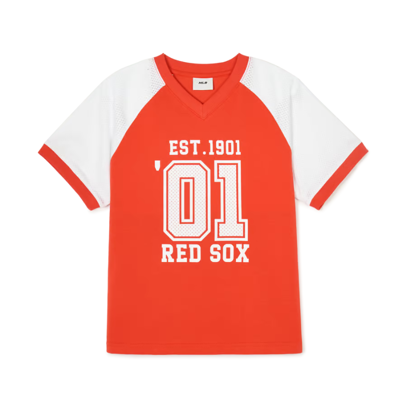 [Kids] Varsity Big Logo T Shirt NEW YORK YANKEES Orange