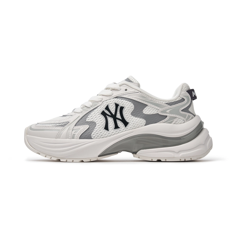 Giày MLB Korea Curve Runner New York Yankees White