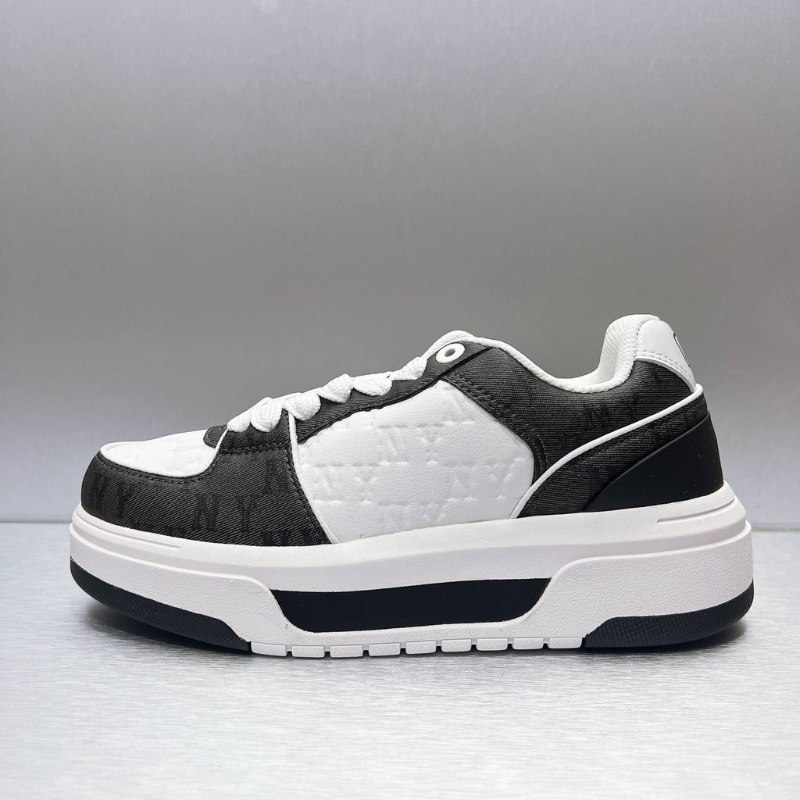 Giày MLB Korea Chunky Liner Mid Classic Monogram New York Yankees Black 