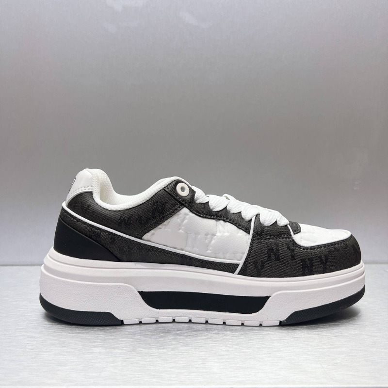 Giày MLB Korea Chunky Liner Mid Classic Monogram New York Yankees Black 