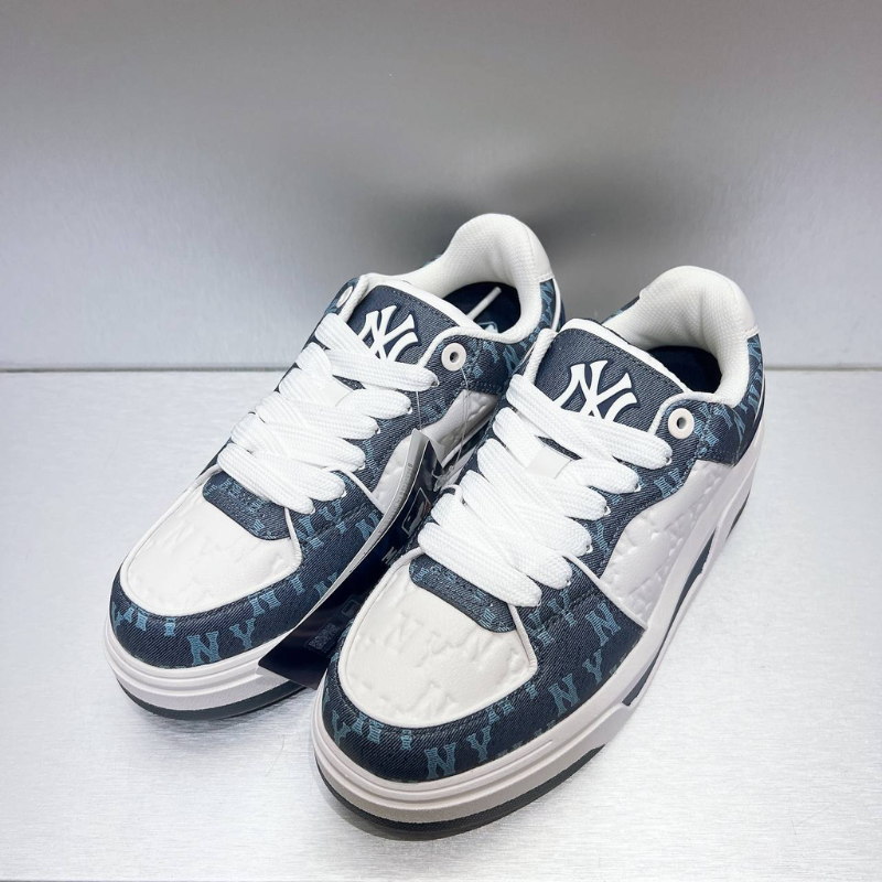 Giày MLB Korea Chunky Liner Classic Mono New York Yankees Navy
