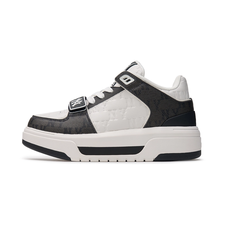 Giày MLB Korea Chunky Liner Mid Classic Monogram New York Yankees Black