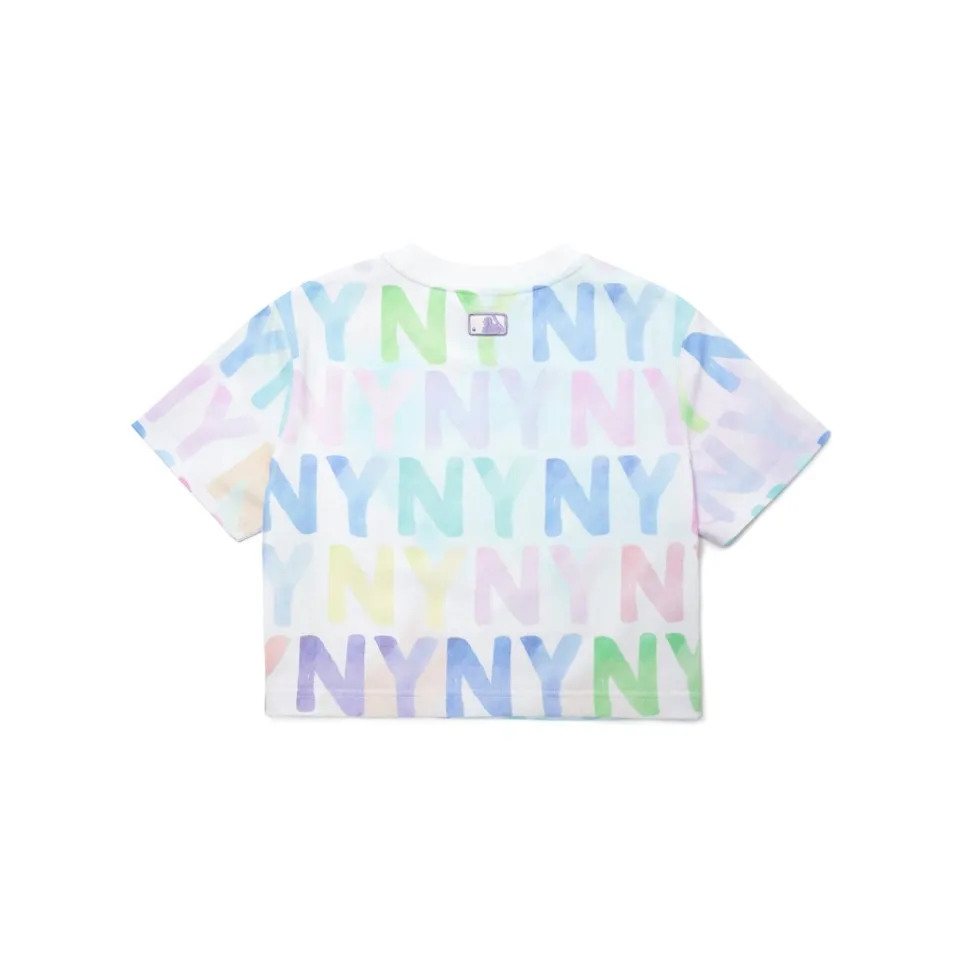 Áo Croptop Nữ MLB Monogram Crop New York Yankees