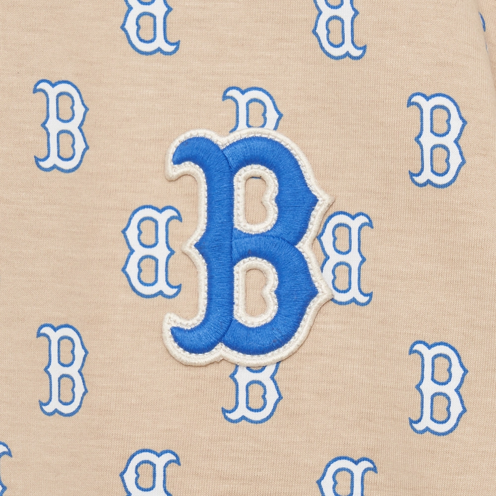 Áo Thun MLB Classic Monogram Front Panel Pattern Short Sleeve Boston Red Sox L.Sand