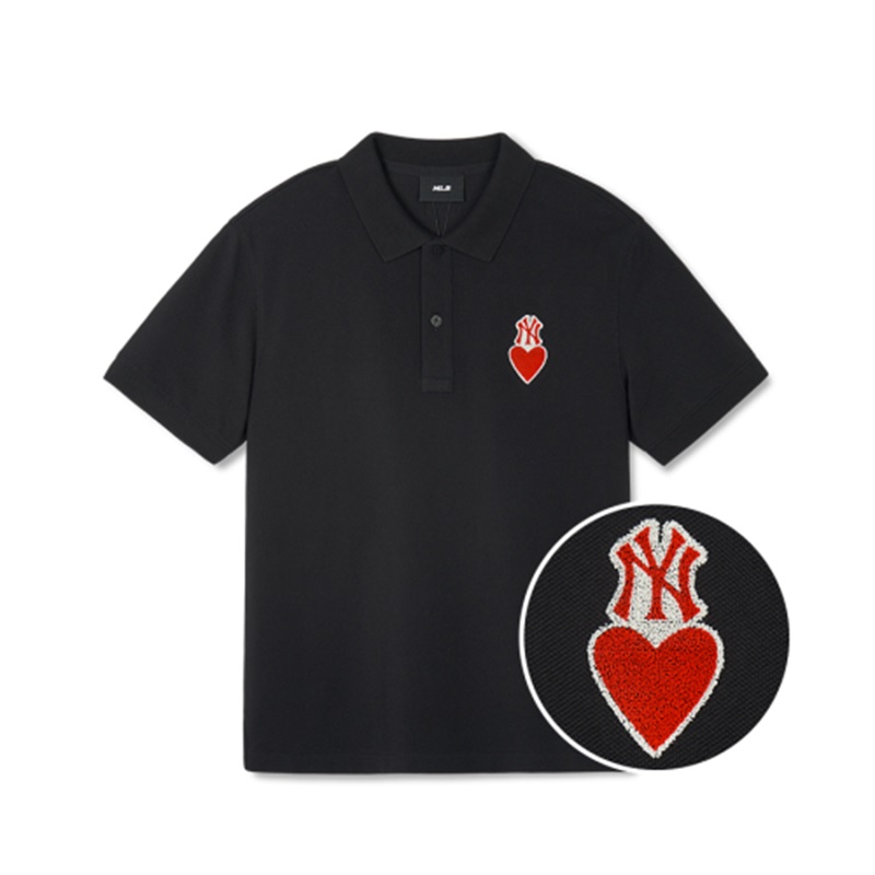 Áo Polo MLB unisex  Heart New York Yankees