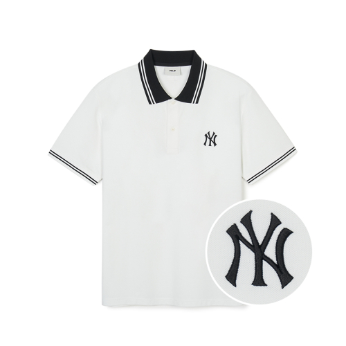 Áo Polo MLB Korea  Short Sleeved New York Yankees