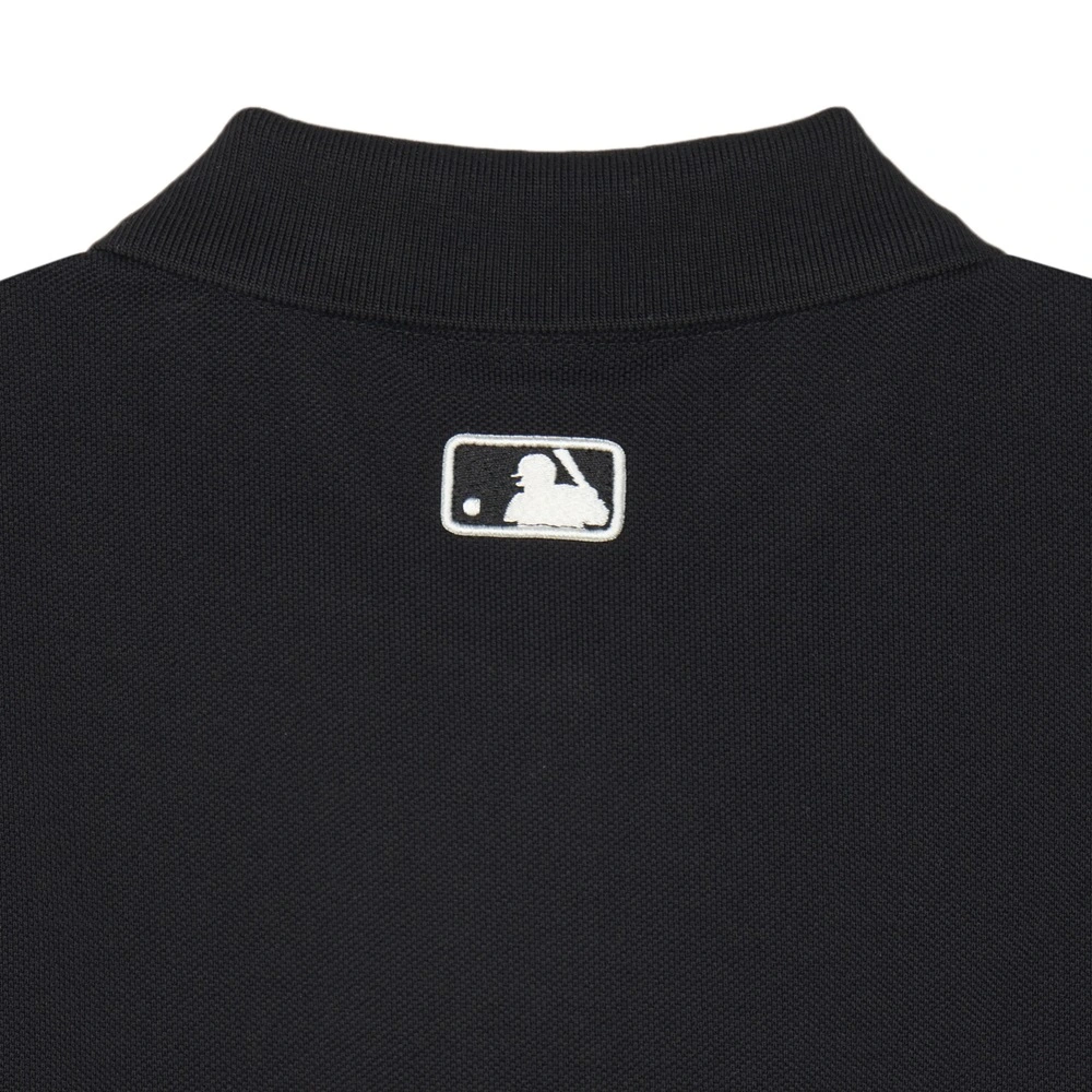 Áo Croptop MLB Korea Women's Heart New York Yankees Black