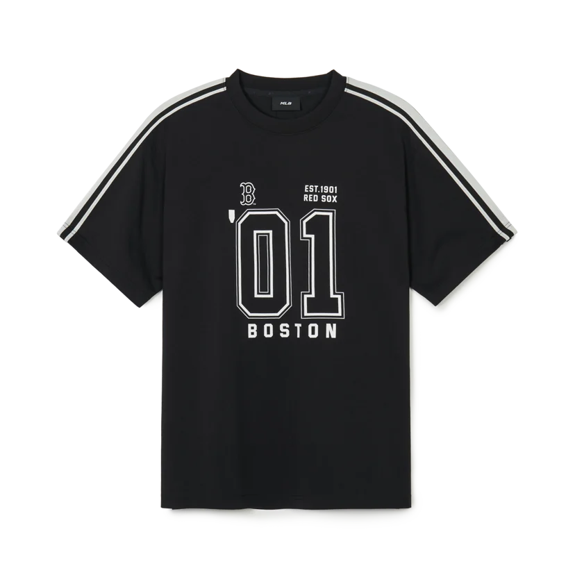 Áo Thun MLB Sports Varsity Track Short Sleeve T-Shirt Boston Red Sox 