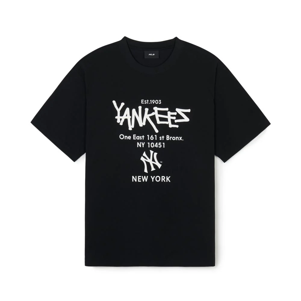 Áo Thun MLB Basic Lettering New York Yankees T-Shirts 