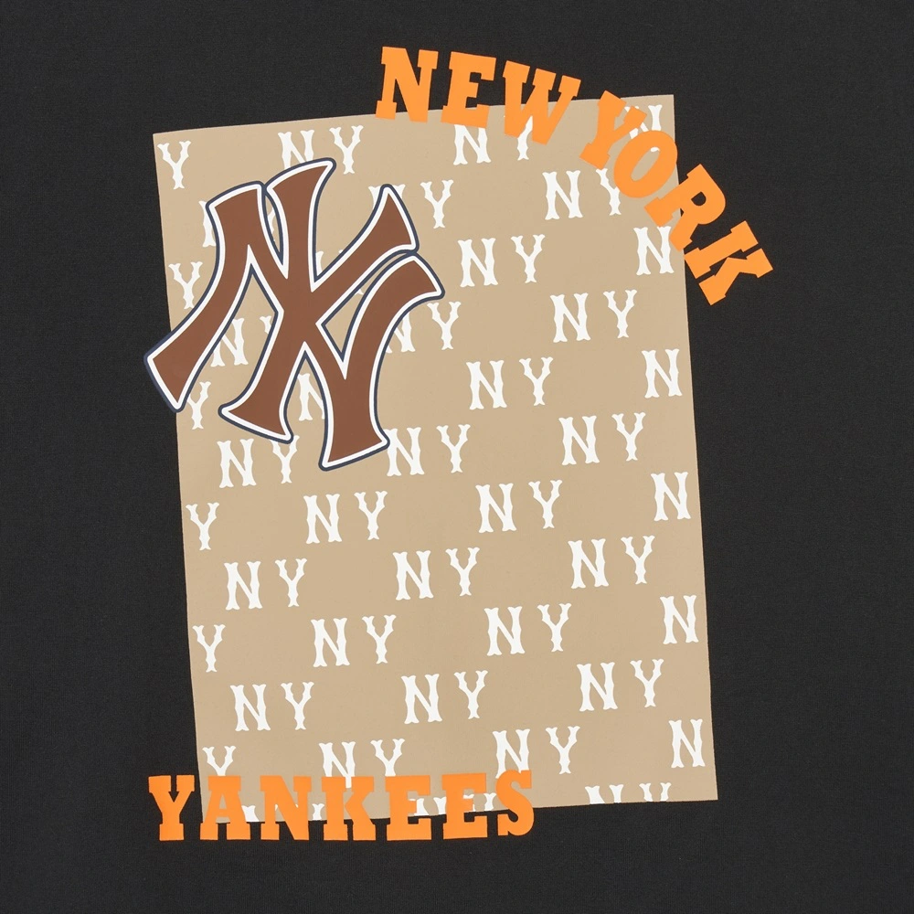 Áo Thun MLB Korea Monative T-Shirt New York Yankees Black