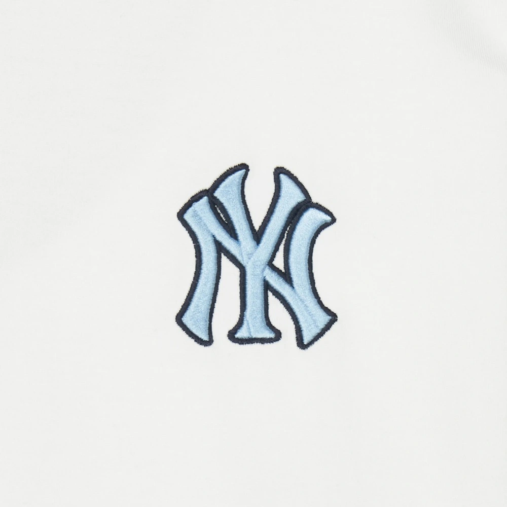 Áo Thun MLB Korea Classic Mono Big Lux T-Shirt New York Yankees Ivory