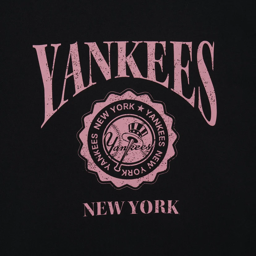 Áo Thun Vintage Logo Graphic Over Fit T Shirts NEW YORK YANKEES