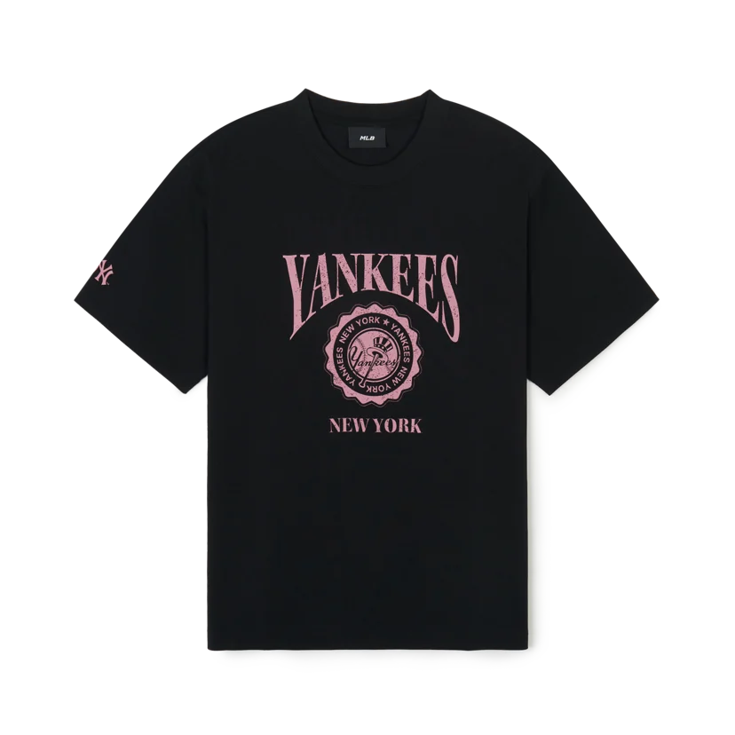 Áo Thun Vintage Logo Graphic Over Fit T Shirts NEW YORK YANKEES