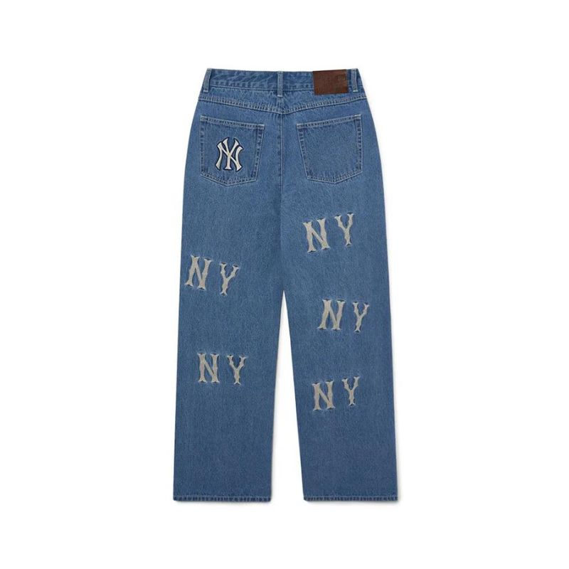 Quần Jean Nữ MLB denim logo Mega New York Yankees