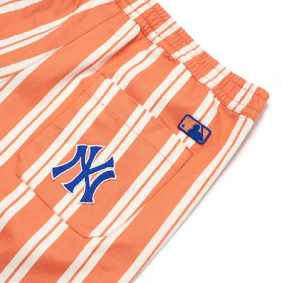Quần MLB Ethnic Stripe Bermuda Pants NY Yankees 3ASM60223-50ORL