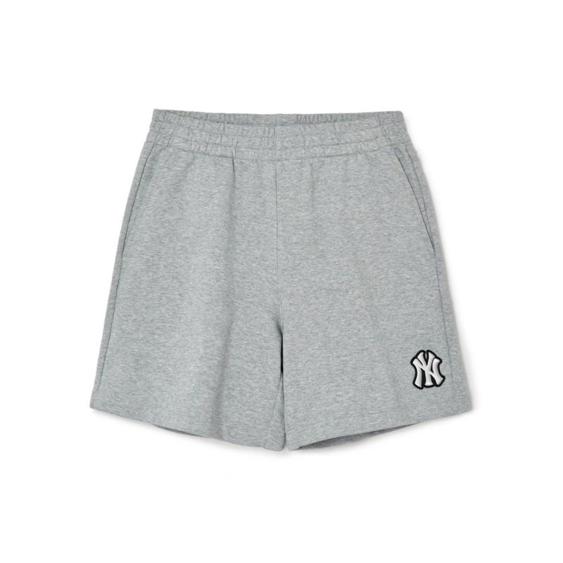Quần Shorts MLB Medium Logo 5 New York Yankees Melange Gray