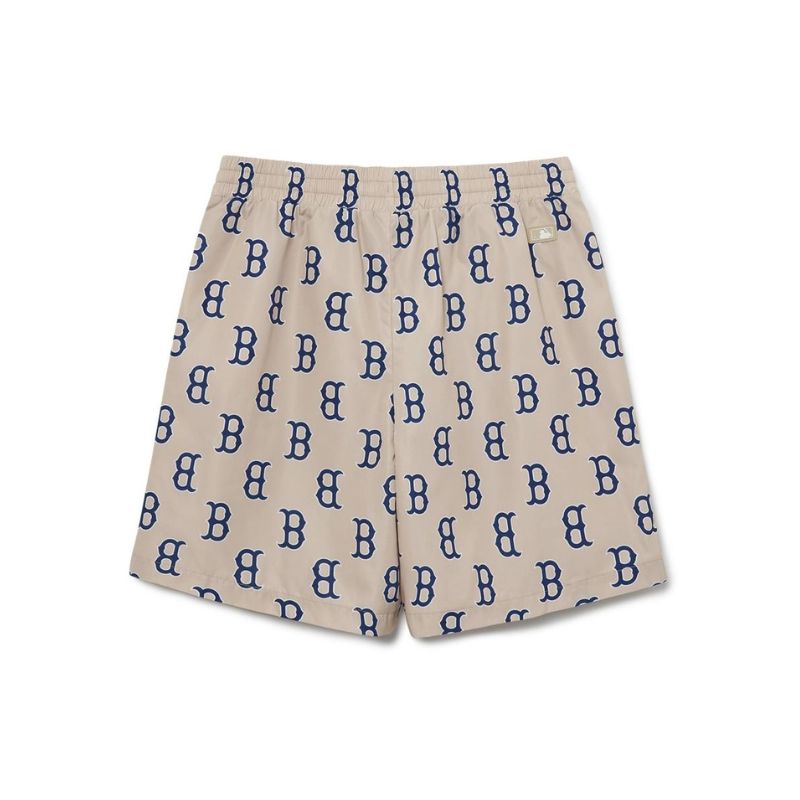 Quần Shorts MLB Classic Monogram Boston Red Sox L.Beige