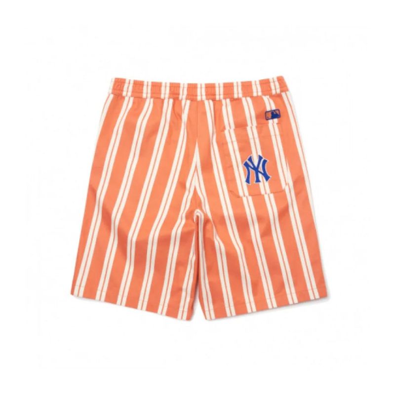 Quần MLB Ethnic Stripe Bermuda Pants NY Yankees 3ASM60223-50ORL