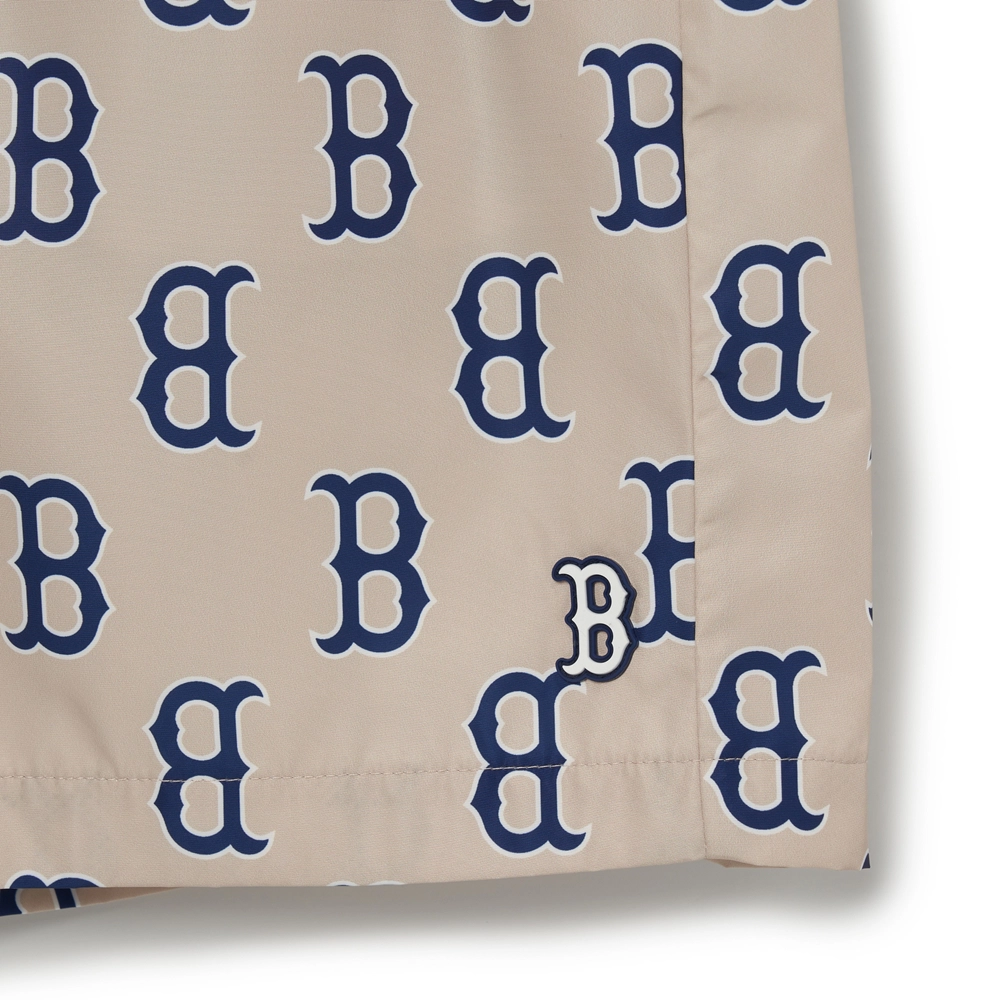 Quần Shorts MLB Classic Monogram Boston Red Sox L.Beige