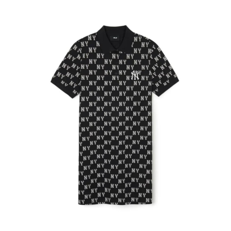Váy Polo MLB Women's Monotiv Monogram Pique One Piece NY Yankees