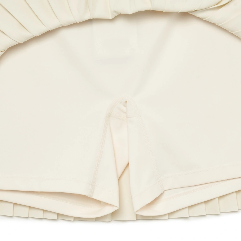 Chân Váy MLB Korea Classic Sports Accordion Pleated New York Yankees D.Cream