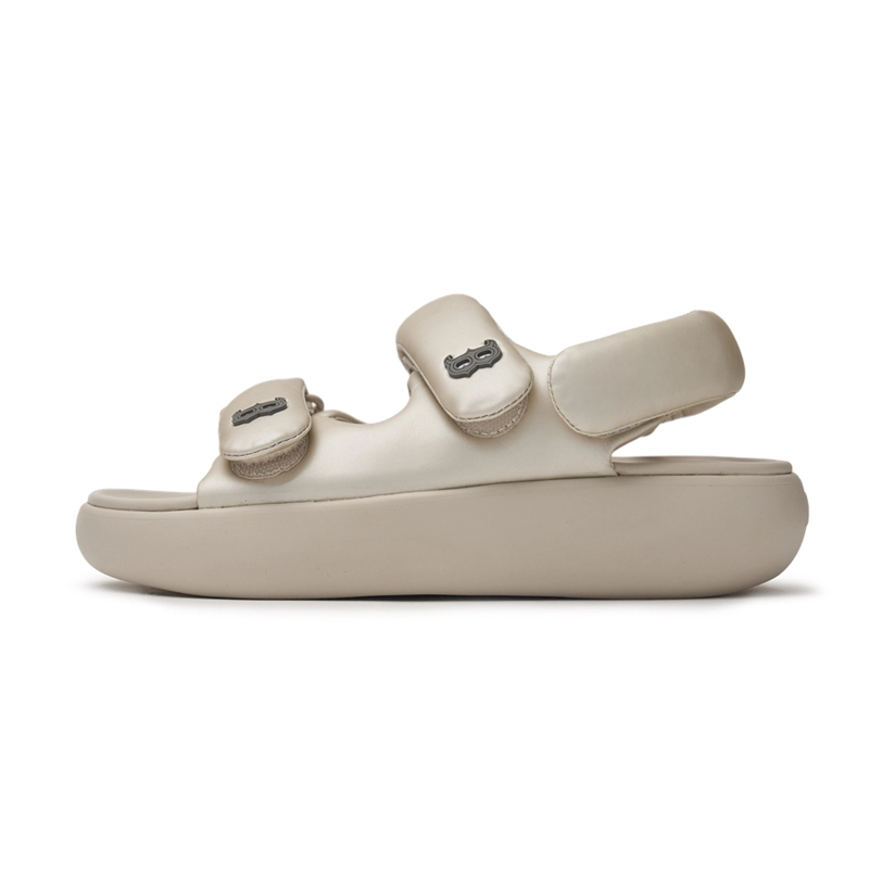 Sandals MLB Korea Base Metal Boston Red Sox Beige