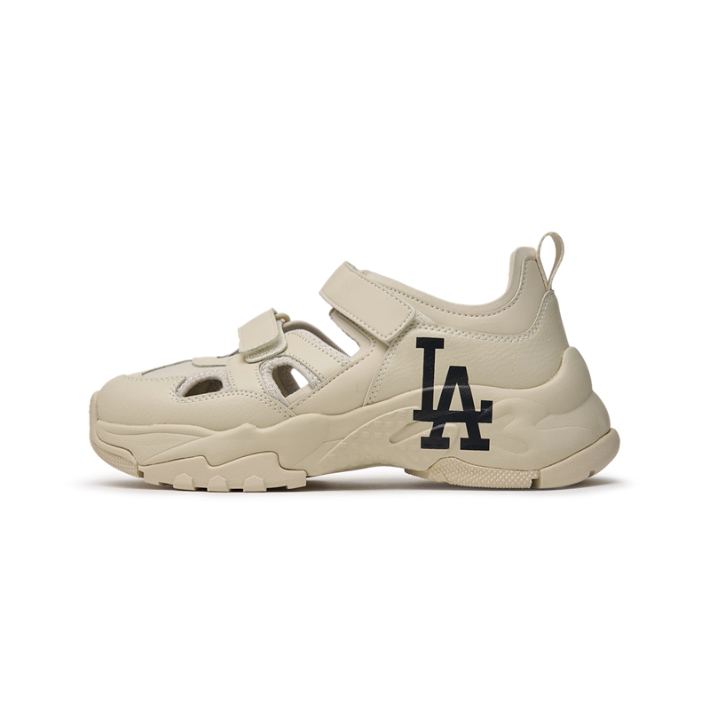 Sandals MLB Korea BigBall Chunky Mask LA Dodgers Cream