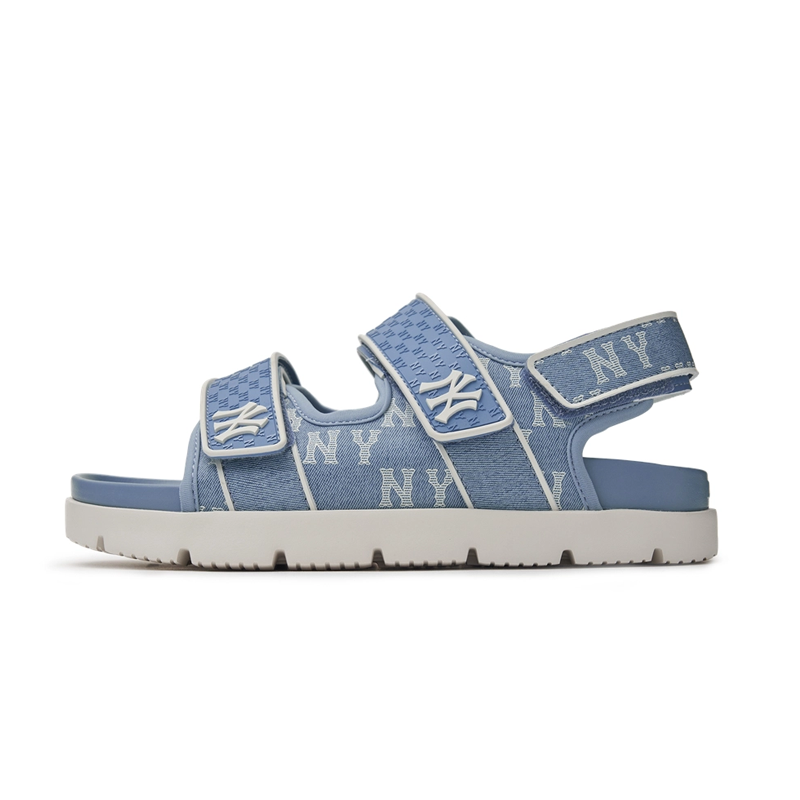 Sandals MLB Korea Liner Denim Mono New York Yankees Blue