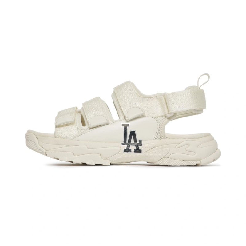 Sandals MLB Chunky Triple LA Dodgers Ivory