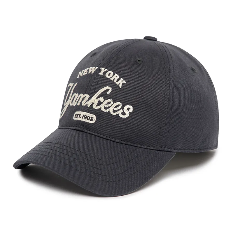 Mũ MLB Lettering Unstructured Ball Cap New York Yankees Grey 3ACPL033N-50CGS
