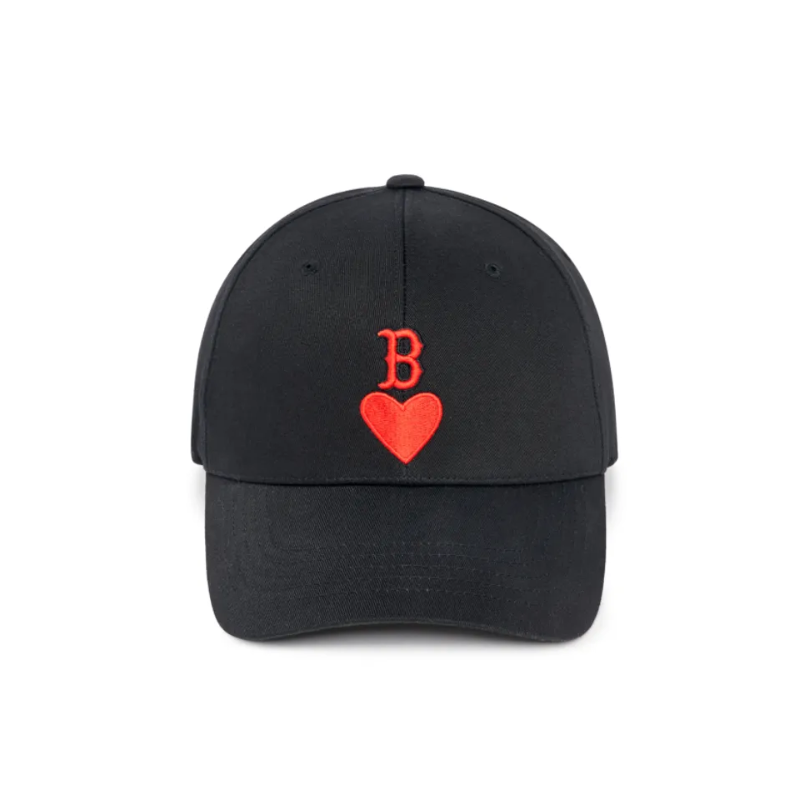 Mũ MLB Heart Structured Ball Cap Boston Red Sox Black 3ACPH013N-43BKS 