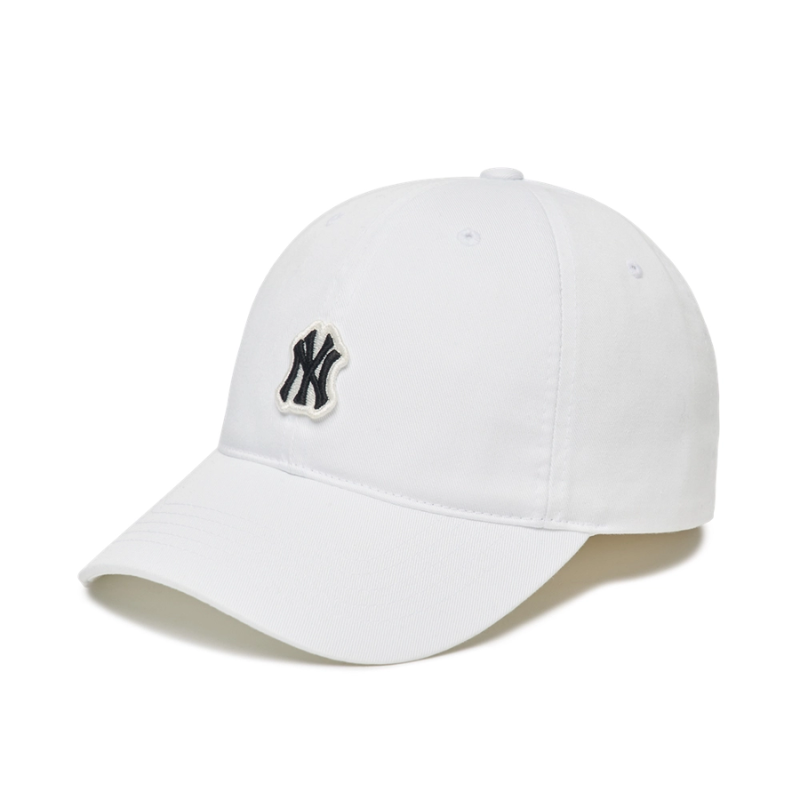 Nón MLB Basic Wappen Ball Cap New York Yankees White 3ACP7802N-50WHS