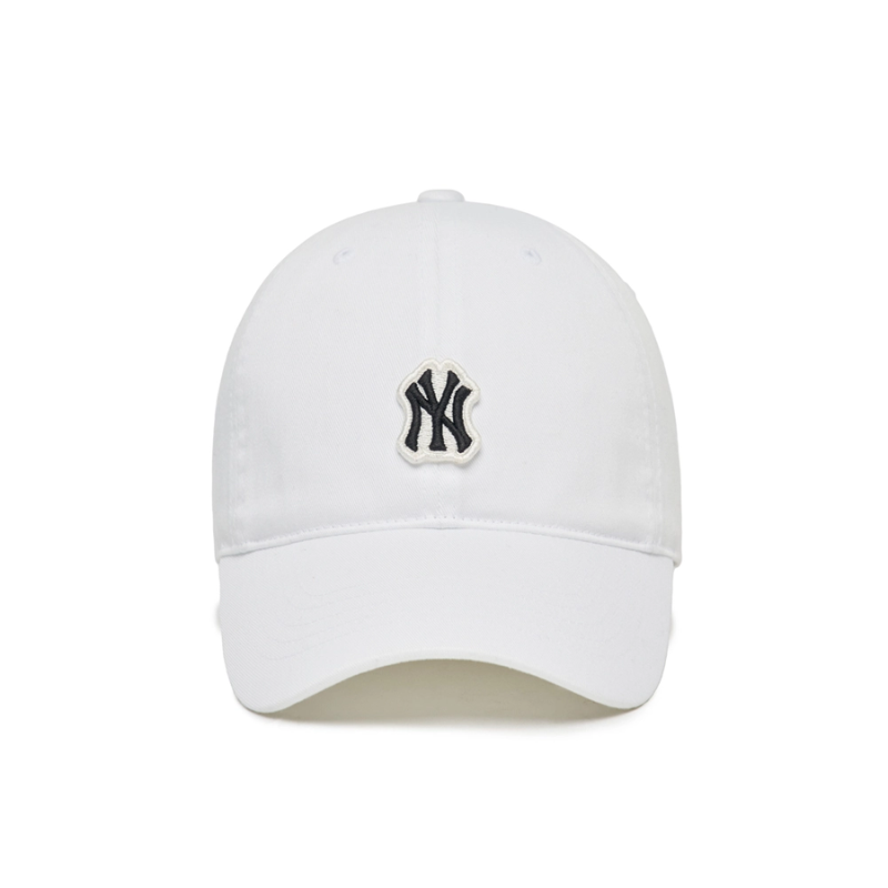 Nón MLB Basic Wappen Ball Cap New York Yankees White 3ACP7802N-50WHS