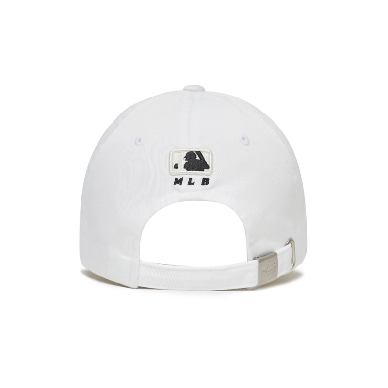 Nón MLB Basic Wappen Ball Cap New York Yankees White 3ACP7802N-50WHS