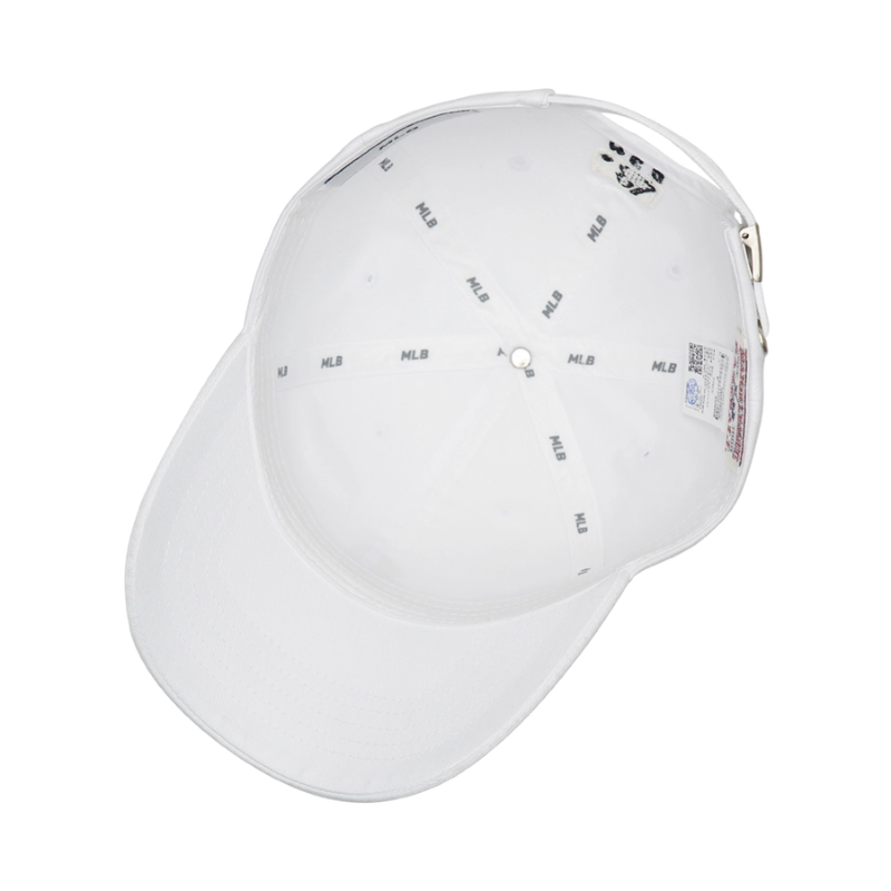 Nón MLB Basic Wappen Ball Cap New York Yankees White 3ACP7802N-50WHS