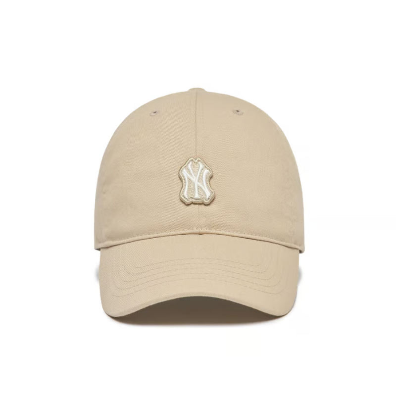 Mũ MLB Basic Waffen Unstructured Ball Cap New York Yankees Beige 3ACP7802N-50BGS