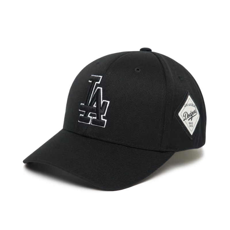 Mũ MLB Diamond Structure Ball Cap LA Dodgers Black 3ACP8501N-07BKS