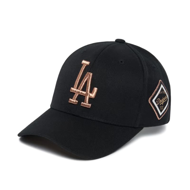 Mũ MLB Diamond Structure Ball Cap LA Dodgers Gold 3ACP8501N-07GOS