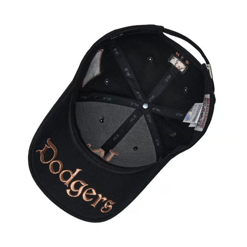 Mũ MLB Diamond Structure Ball Cap LA Dodgers Gold 3ACP8501N-07GOS