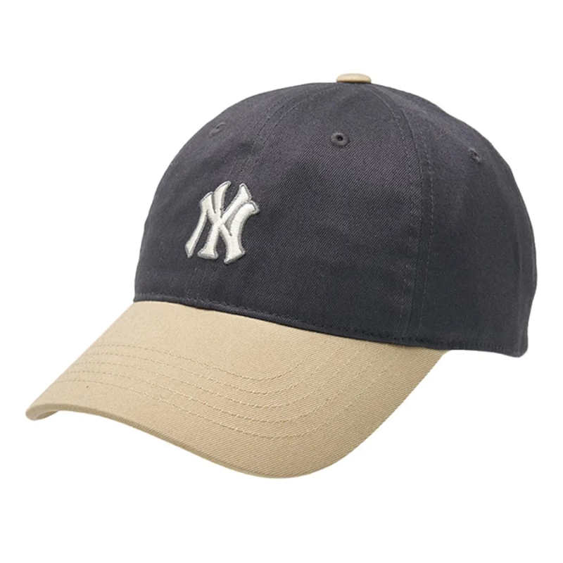 Mũ MLB Logo Color Block Unstructured Ball Cap New York Yankees Beige 3ACP3404N-50CGS