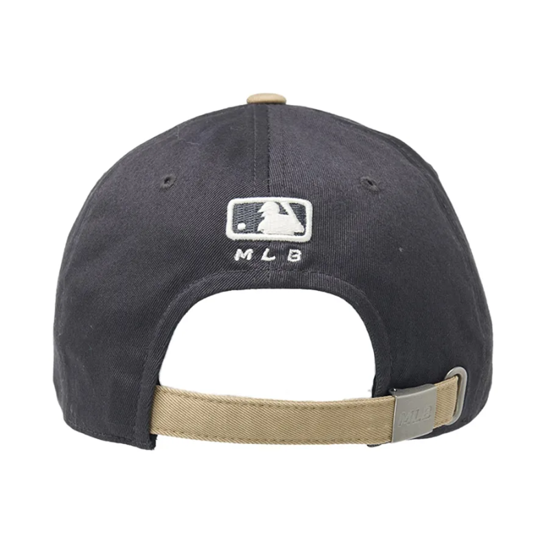 Mũ MLB Logo Color Block Unstructured Ball Cap New York Yankees Beige 3ACP3404N-50CGS