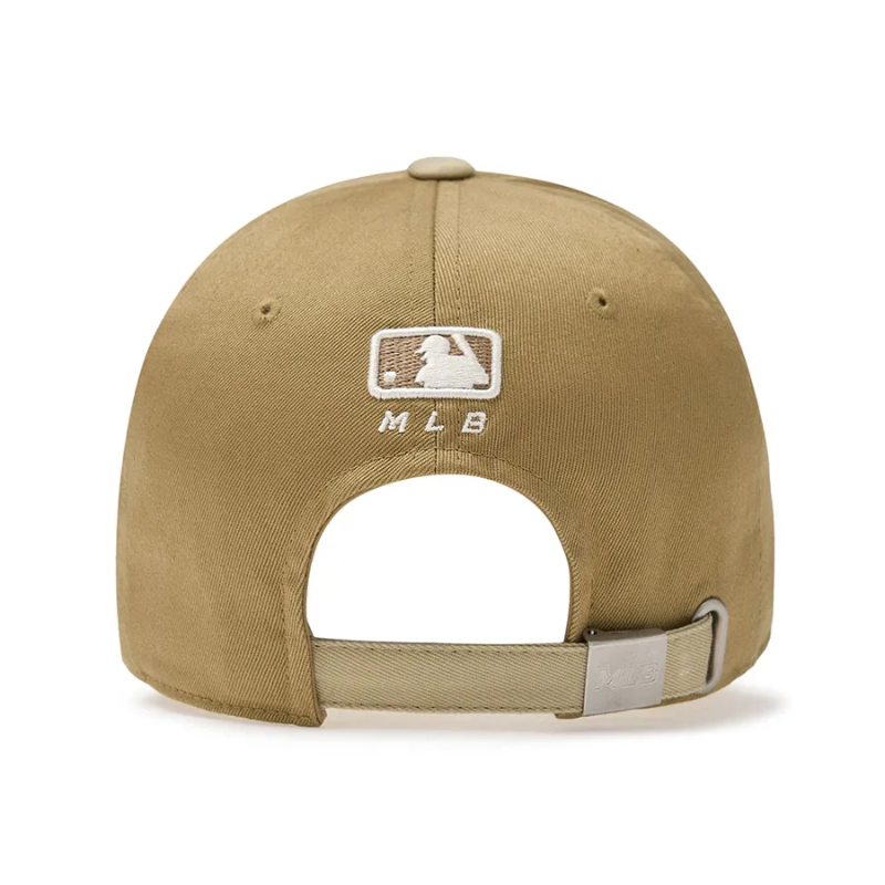 Mũ MLB Logo Color Block Unstructured Ball Cap New York Yankees Beige 3ACP3404N-50BGD