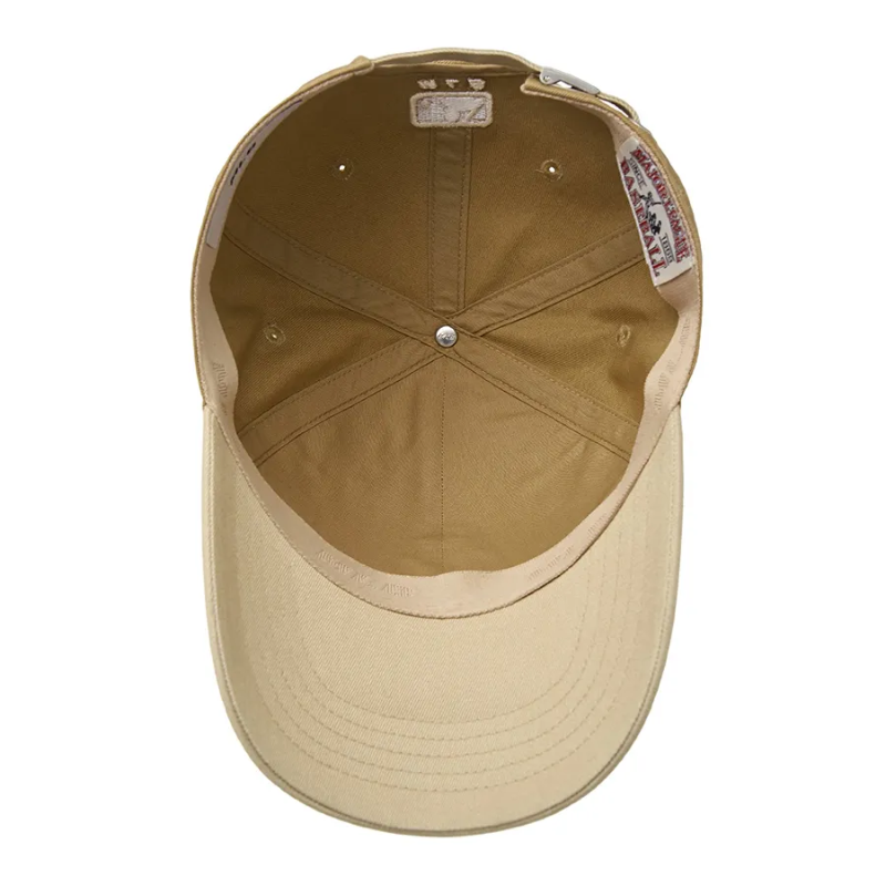 Mũ MLB Logo Color Block Unstructured Ball Cap New York Yankees Beige 3ACP3404N-50BGD