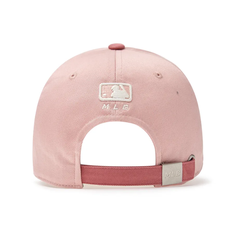Mũ MLB Logo Color Block Unstructured Ball Cap Pink 3ACP3404N-45PKM