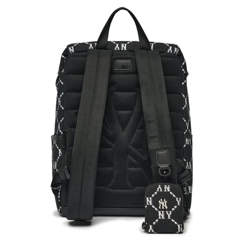 Balo Big Size MLB Monogram Diamond Jacquard New York Yankees Black